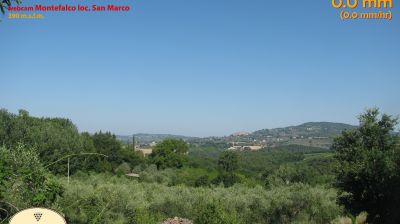 immagine della webcam nei dintorni di Sellano: webcam Montefalco
