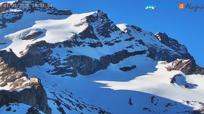 immagine della webcam nei dintorni di Capanna Margherita: webcam Passo dei Salati