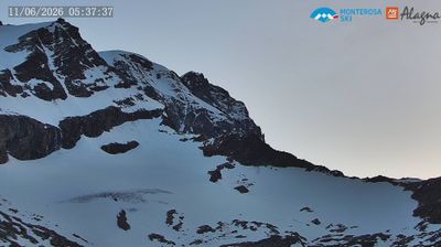 immagine della webcam nei dintorni di Gressoney-Saint-Jean: webcam Passo dei Salati