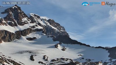 immagine della webcam nei dintorni di Capanna Margherita: webcam Passo dei Salati