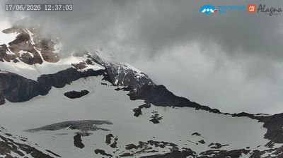 immagine della webcam nei dintorni di Cervinia Plateau Rosa: webcam Passo dei Salati