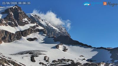 immagine della webcam nei dintorni di Cervinia Cime Bianche Laghi: webcam Passo dei Salati