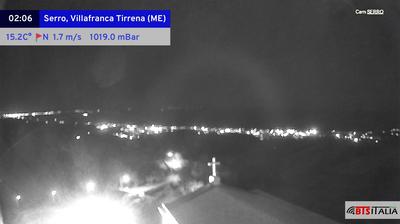 immagine della webcam nei dintorni di Villafranca Tirrena: webcam Serro