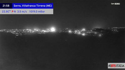 immagine della webcam nei dintorni di Barcellona Pozzo di Gotto: webcam Serro