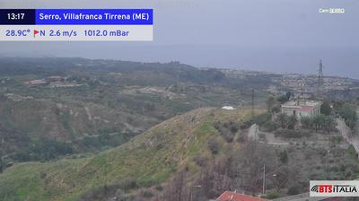 immagine della webcam nei dintorni di Barcellona Pozzo di Gotto: webcam Serro