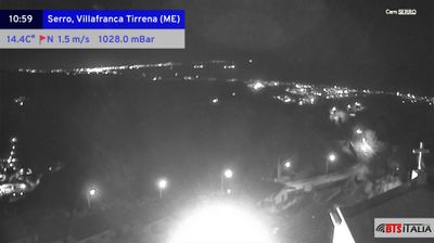 immagine della webcam nei dintorni di Torre Faro: webcam Serro