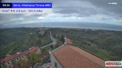 immagine della webcam nei dintorni di Marina di Itala: webcam Serro