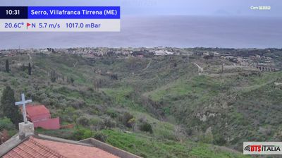 immagine della webcam nei dintorni di Barcellona Pozzo di Gotto: webcam Serro
