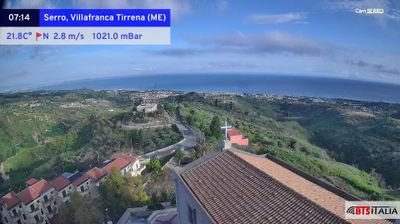 immagine della webcam nei dintorni di Marina di Itala: webcam Serro
