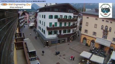 Preview delle webcam di Cortina d'Ampezzo › Nord-Ovest: Corso Italia