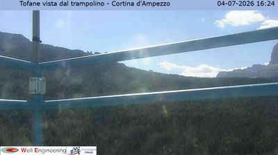 immagine della webcam nei dintorni di Cortina d'Ampezzo: webcam Cortina