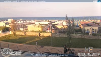 Preview delle webcam di Cervia: Hotel Centrale - Milano Marittima