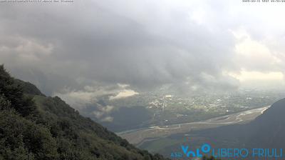 immagine della webcam nei dintorni di Sella Nevea: webcam Bordano