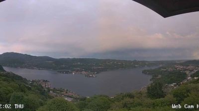 immagine della webcam nei dintorni di Cavaglio d'Agogna: webcam Madonna del Sasso