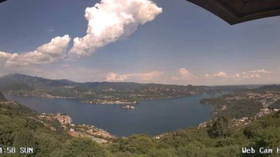 immagine della webcam nei dintorni di Vaprio d'Agogna: webcam Madonna del Sasso