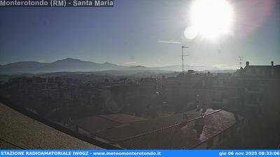 immagine della webcam nei dintorni di Roma Appio Latino: webcam Monterotondo