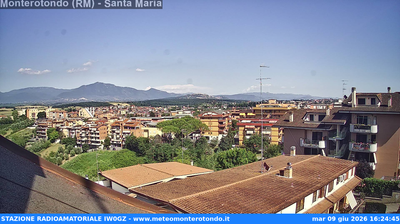 immagine della webcam nei dintorni di Colle di Tora: webcam Monterotondo