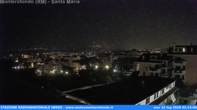 immagine della webcam nei dintorni di Roma Prenestino-Centocelle: webcam Monterotondo