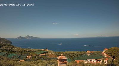 immagine della webcam nei dintorni di Vettica: webcam Sant'Agata sui Due Golfi