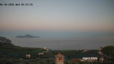 immagine della webcam nei dintorni di Sorrento: webcam Sant'Agata sui Due Golfi