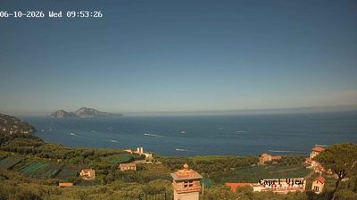 immagine della webcam nei dintorni di Atrani: webcam Sant'Agata sui Due Golfi