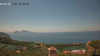 immagine della webcam nei dintorni di Napoli: webcam Sant'Agata sui Due Golfi