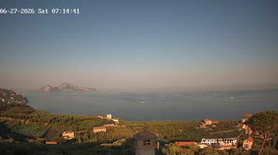 immagine della webcam nei dintorni di Amalfi: webcam Sant'Agata sui Due Golfi