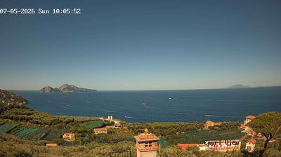 immagine della webcam nei dintorni di Anacapri: webcam Sant'Agata sui Due Golfi