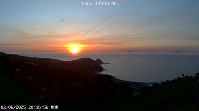 immagine della webcam nei dintorni di Capo d'Orlando: webcam Naso