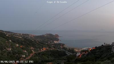 immagine della webcam nei dintorni di Capo d'Orlando: webcam Naso