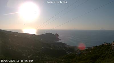 immagine della webcam nei dintorni di Patti: webcam Naso