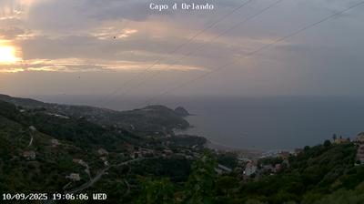 immagine della webcam nei dintorni di Brolo: webcam Naso