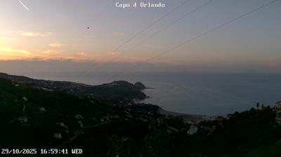 immagine della webcam nei dintorni di Brolo: webcam Naso