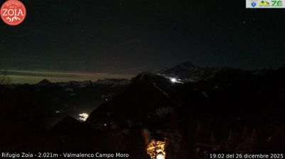 immagine della webcam nei dintorni di Val Masino: webcam Lanzada