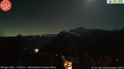 immagine della webcam nei dintorni di Val di Mello: webcam Lanzada