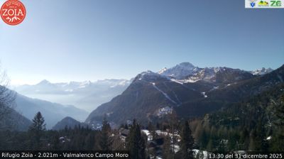 immagine della webcam nei dintorni di Chiesa in Valmalenco: webcam Lanzada