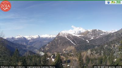 immagine della webcam nei dintorni di Chiesa in Valmalenco: webcam Lanzada