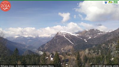 immagine della webcam nei dintorni di Chiesa in Valmalenco: webcam Lanzada