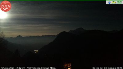 immagine della webcam nei dintorni di Val di Mello: webcam Lanzada