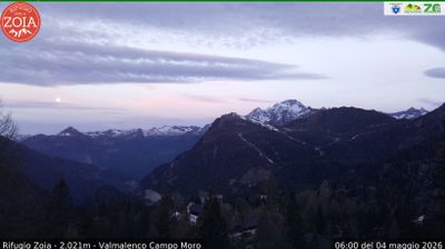 immagine della webcam nei dintorni di Val di Mello: webcam Lanzada