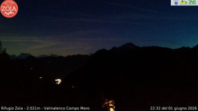 immagine della webcam nei dintorni di Chiesa in Valmalenco: webcam Lanzada