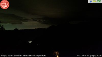 immagine della webcam nei dintorni di Chiesa in Valmalenco: webcam Lanzada