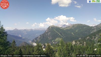 immagine della webcam nei dintorni di Montagna in Valtellina: webcam Lanzada