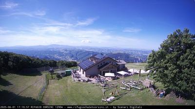 immagine della webcam nei dintorni di Gubbio: webcam Monte Nerone