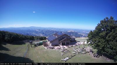 immagine della webcam nei dintorni di Monte Santa Maria Tiberina: webcam Monte Nerone