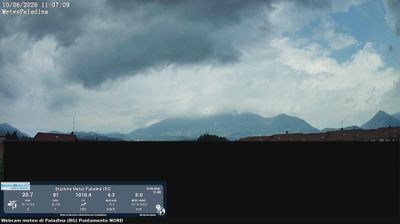 immagine della webcam nei dintorni di Bergamo Orio al Serio: webcam Valbrembo