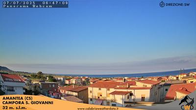 immagine della webcam nei dintorni di Amantea: webcam Campora San Giovanni