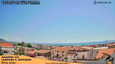 immagine della webcam nei dintorni di Amantea: webcam Campora San Giovanni