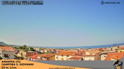 immagine della webcam nei dintorni di Campora San Giovanni: webcam Amantea