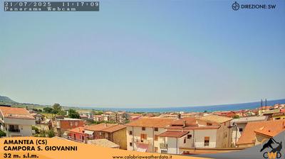 immagine della webcam nei dintorni di Campora San Giovanni: webcam Amantea